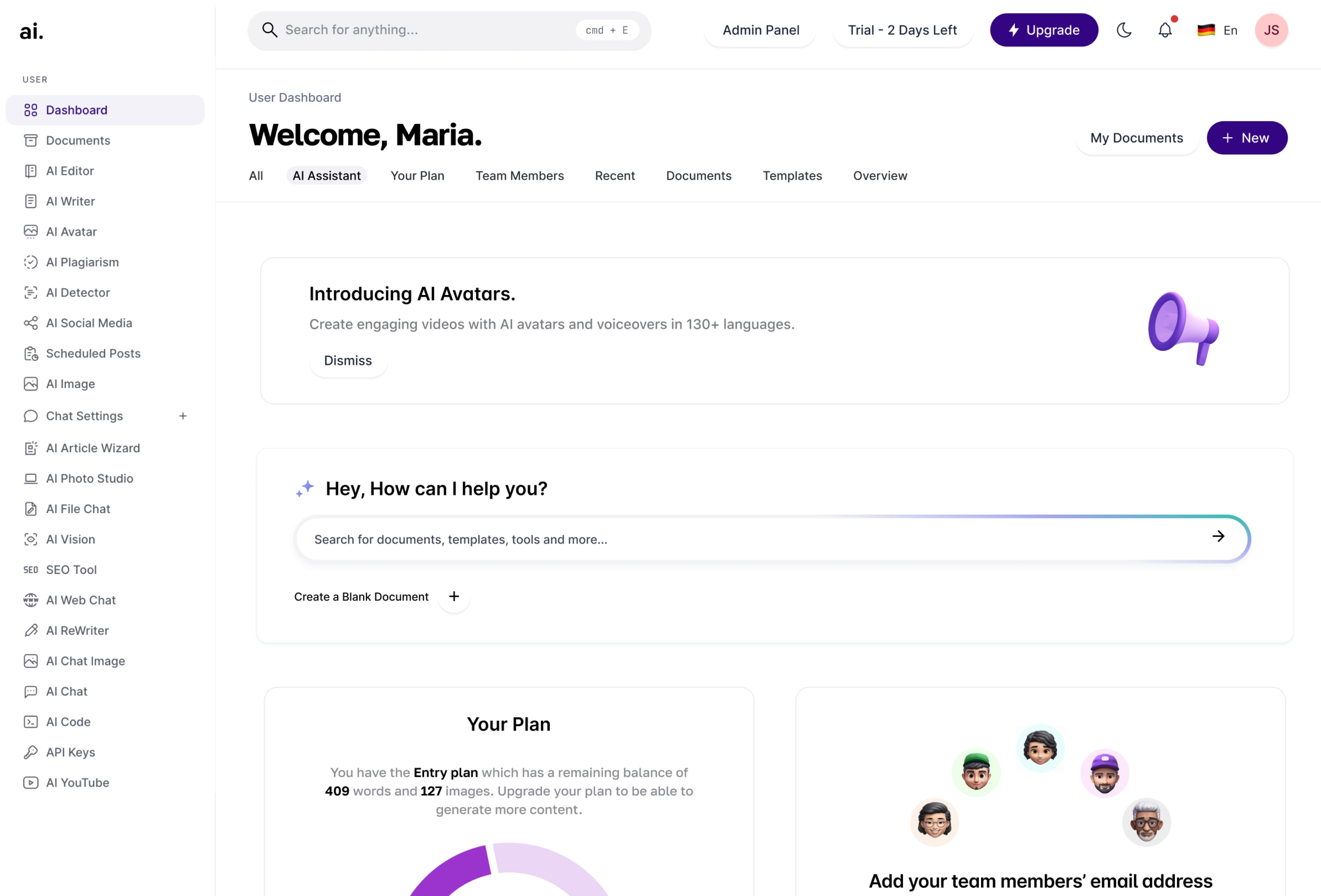 Image of Scale AI dashboard